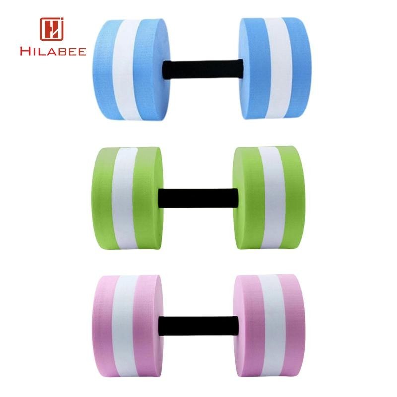 Thanh tạ thủy sinh HILABEE Người lớn Trẻ em Trọng lượng thủy sinh Quả tạ nước EVA