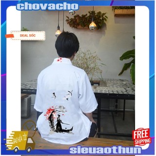 Áo YUKATA SAMURAI In White - Giá sỉ Unisex