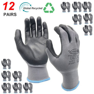 Nmsafety Chất Lượng Cao 1 Đôi Găng Tay Làm Việc Với Cao Su PU Găng Tay Bảo Vệ An Toàn Lớp Phủ Lòng Bàn Tay EN 388 Được Chứng Nhận.