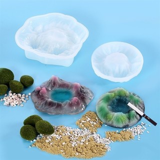 Khuôn silicon đế núi thung lũng 17.5cm