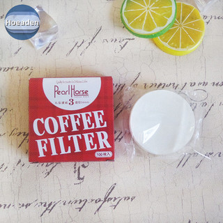Hoeaden 100 chiếc giấy lọc cà phê tròn moka pot dụng cụ lọc cà phê số 3 / số 6 vn