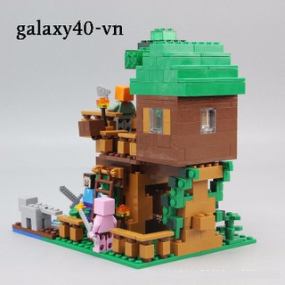 Đồ chơi Sluban mô hình cây minecraft mini