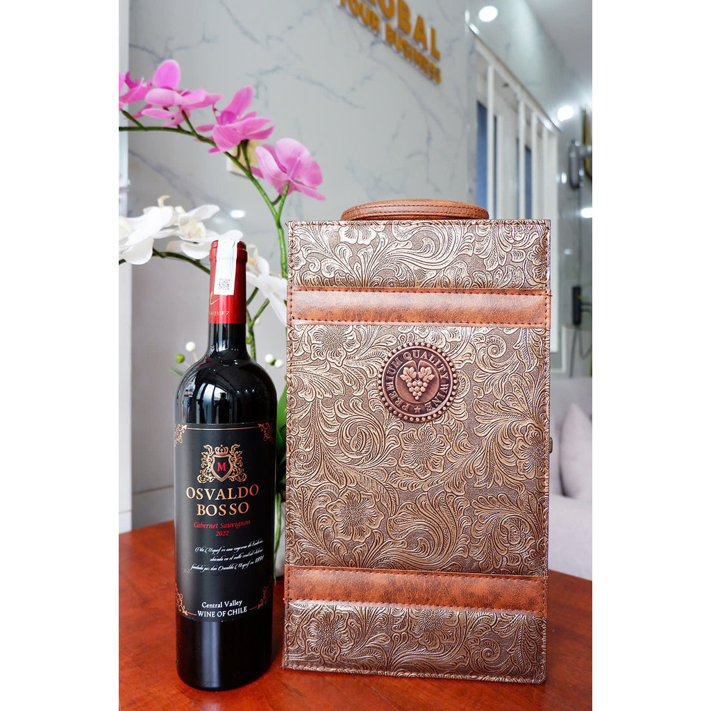Set quà tặng rượu vang Chile Osvaldo - VPH đôi