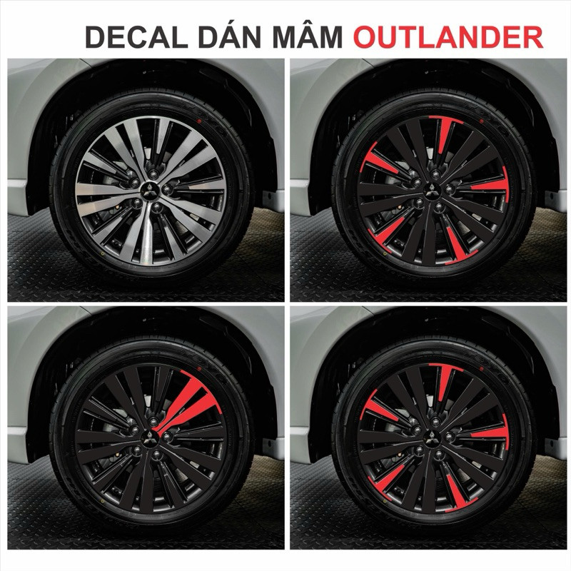 Decal dán mâm Outlander 2022-2024