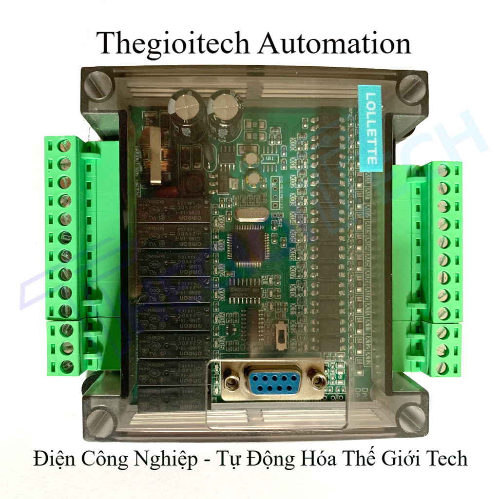 FX1N 20MR Điện áp làm việc DC 22V-28V Đầu ra rơle Điểm 8 GX Developer HOẶC GX Works2
