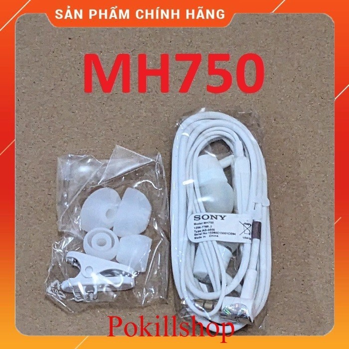 Tai Nghe Zin Sony MH750 In Ear Có Mic Tai Phone Nhét Tai Siêu Tốt Bảo Hành 12 Tháng