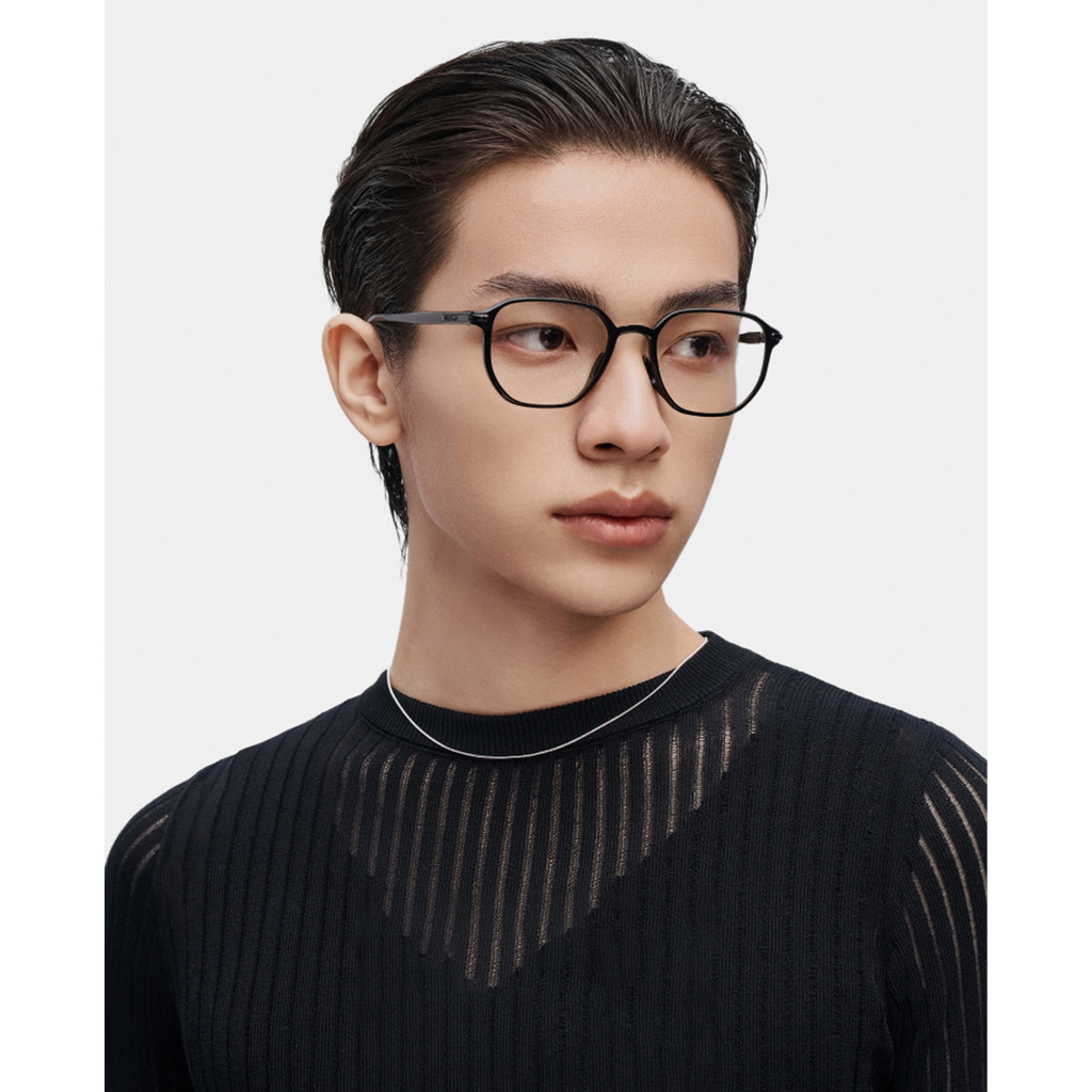 MUJOSH - Gọng kính đa giác unisex thời trang MJ11FM1072-BKC1