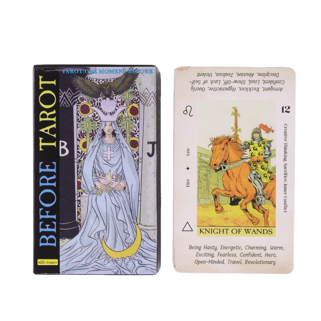 Before Tarot Cards 78 Before English Vision Oracle Deck Cards Bói toán Board Games Fortune Telling T