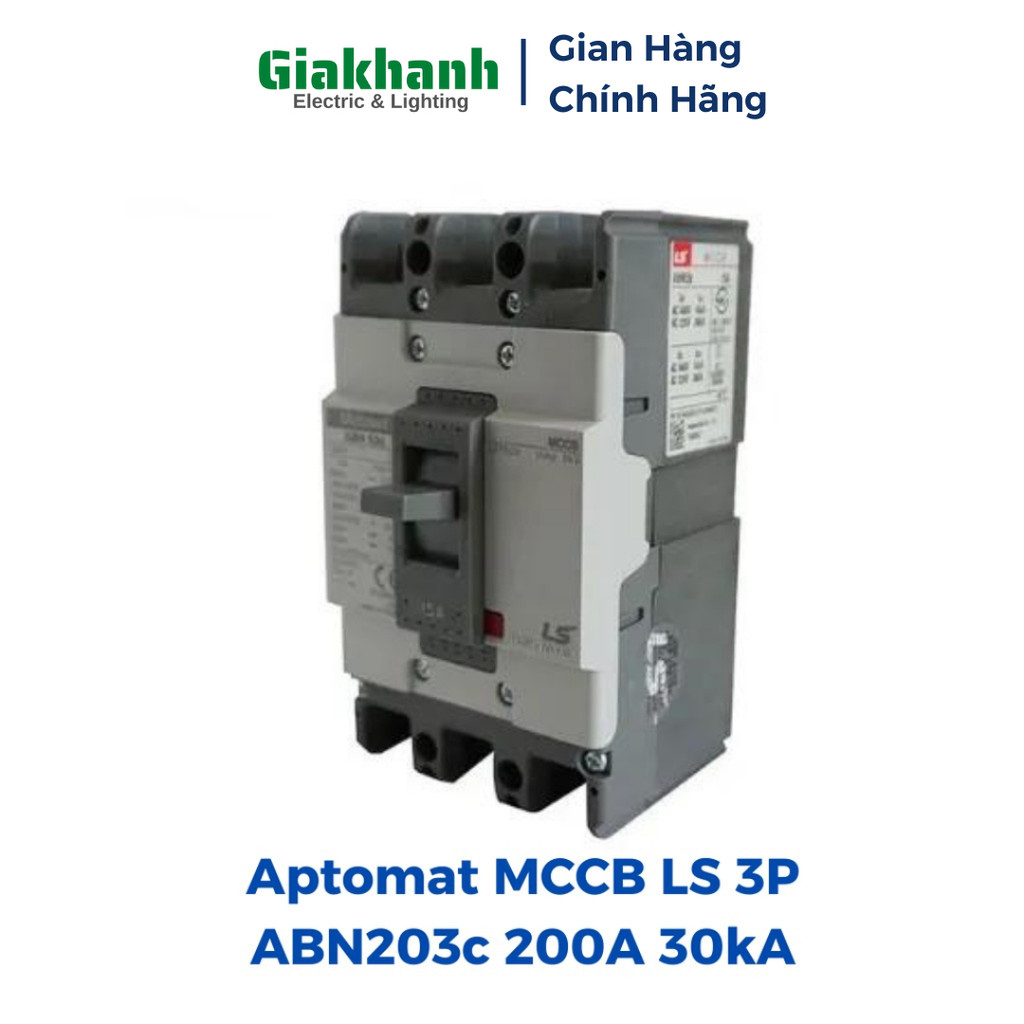Aptomat MCCB LS 3P ABN203c 200A 30kA