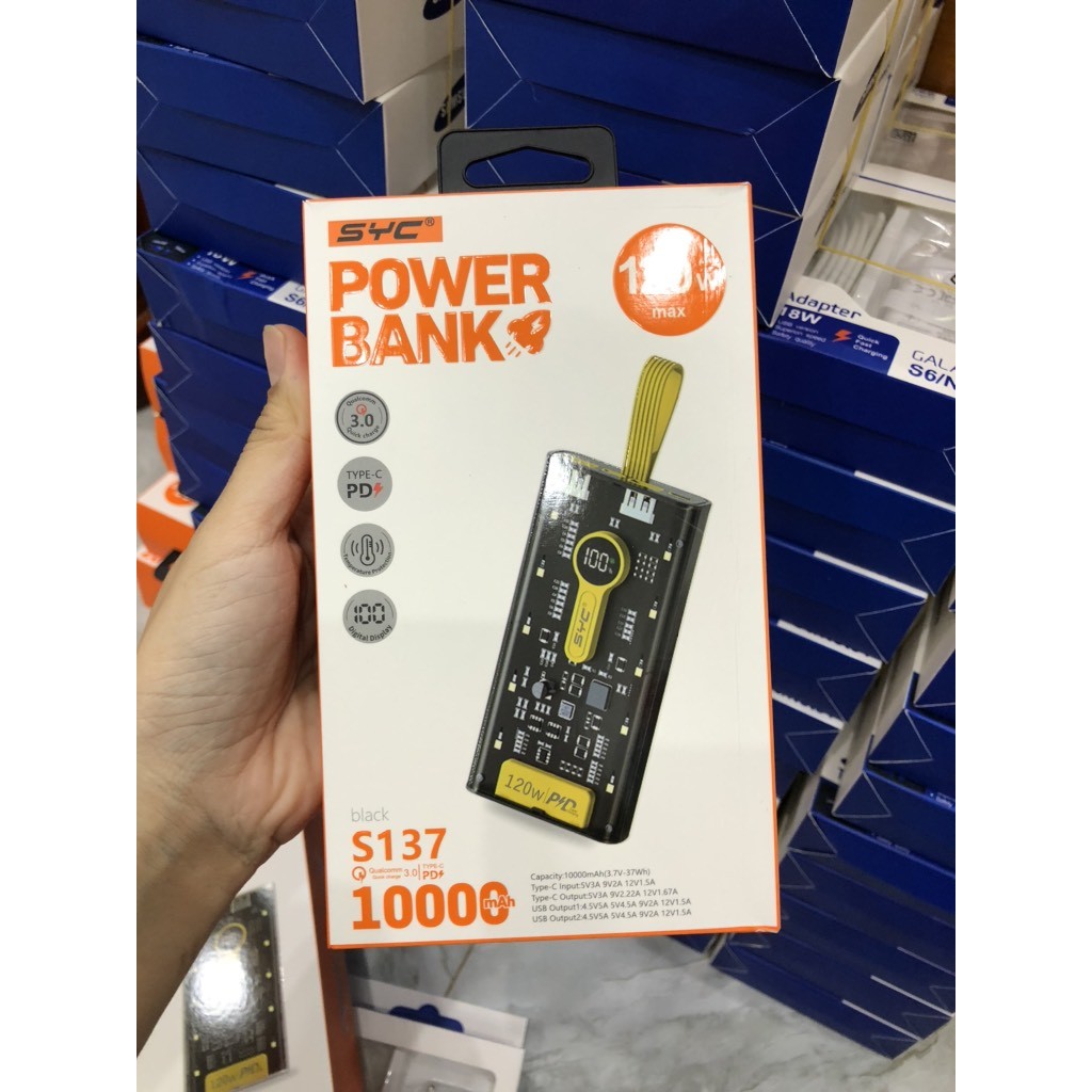 Sạc Dự Phòng SYC S137 10.000mAh