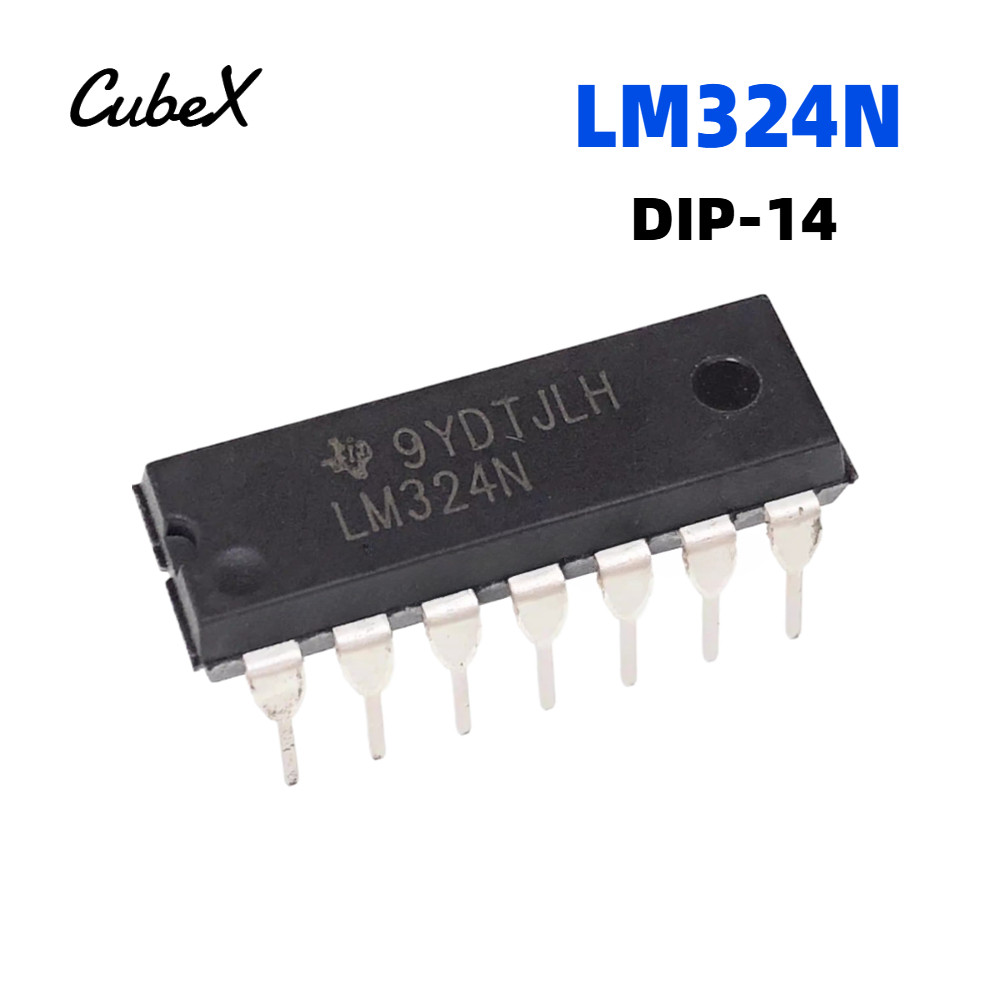 Bộ khuếch đại hoạt động Quad LM324N DIP-14 mới LM324