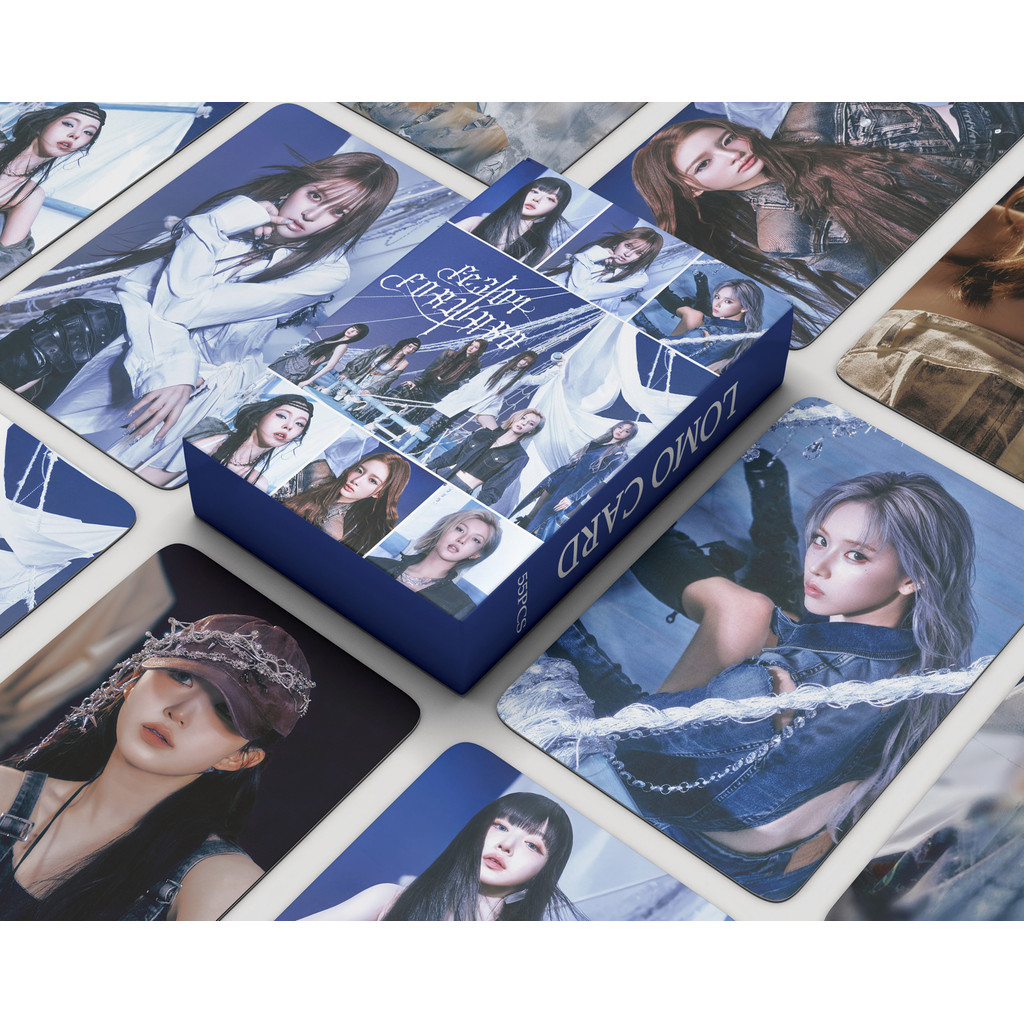 55 Cái / hộp NMIXX Fe3O4 FORWARD STICK RA Photocards Breaker A Midsummer NMIXX 's Dream Lomo Cards L