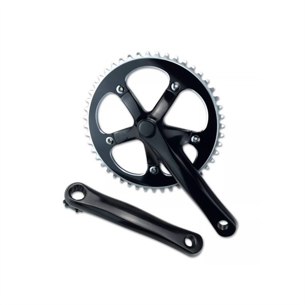Đùi đĩa Fixed Gear 1 tầng ALDEL 130BCD - Đen - 48T