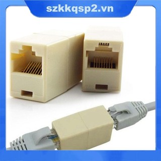Mạng Kép Đầu Thẳng Lan Cáp Joiner Ethernet Coupler RJ45 Nữ Extender VNK2