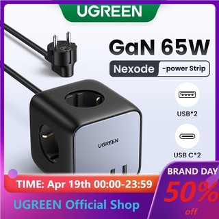 Ugreen Ổ Cắm 7 Cổng GaN PD65W Đa Năng Cho Điện Thoại / Máy Tính Bảng