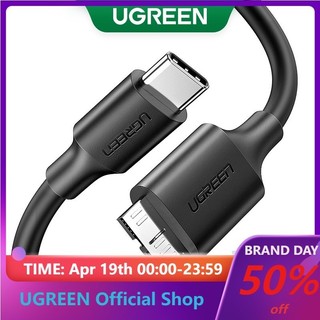 Dây cáp sạc truyền dữ liệu UGREEN đầu USB type C Sang Micro USB 3.0 chuyên dụng