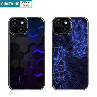 Suntaiho Vỏ Dễ Thương Ngộ nghĩnh Họa Tiết Khoa Học Viễn Tưởng Ốp Điện Thoại Cho Iphone 15 14 12 13 11 Pro Max IP 7 8 Plus Iphon X Xs XR Xs Max TPU Silicone Mềm Cao Cấp Chống Sốc Ốp Lưng