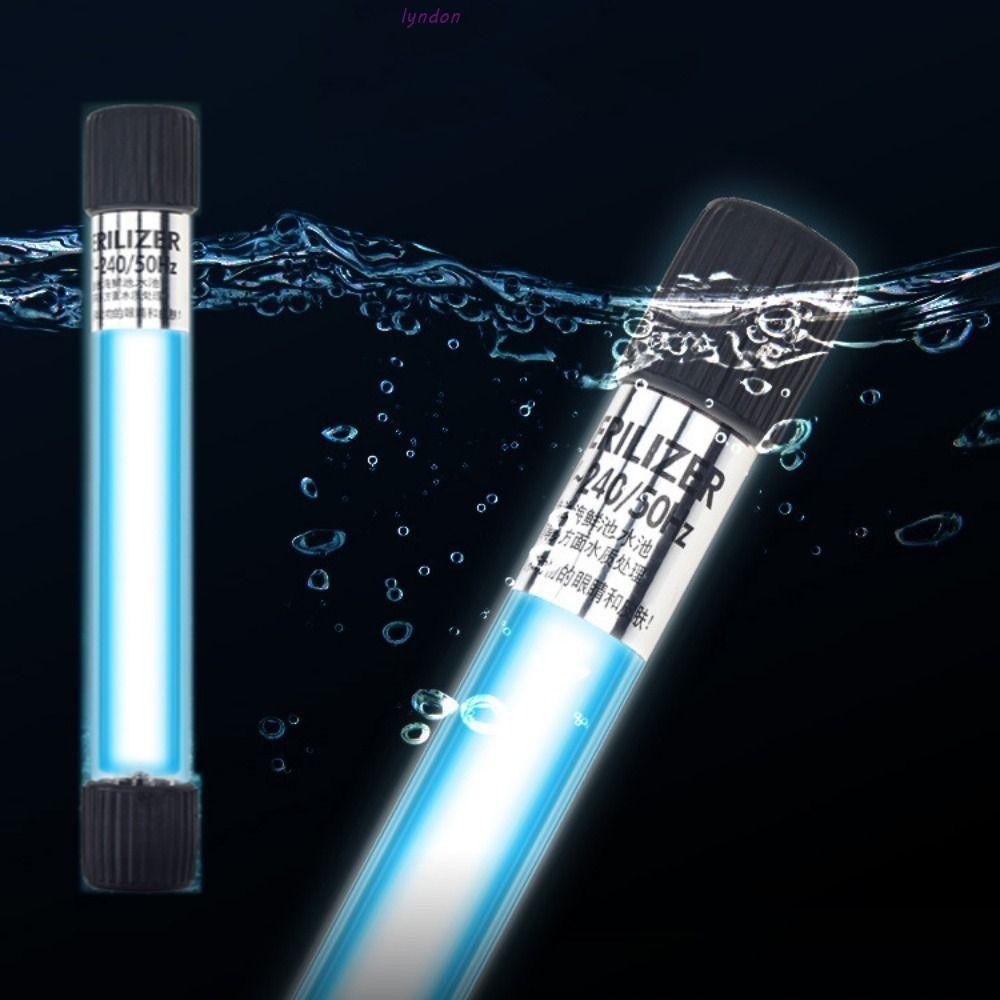 Đèn khử trùng UV LYNDON, Đèn khử trùng UV bể cá màu đen 3 / 5 / 7 / 9 / 13W, Đèn sạch bể cá chìm UV 