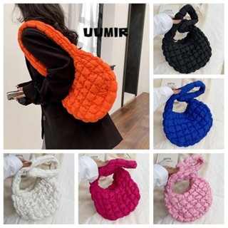 UUMIR Túi Mây Xuống, Mua Sắm Túi Bong Bóng Xếp Ly Nylon, Thời Trang Không Chính Thức Dung Tích Lớn Bubble Tote Nữ Bé Gái
