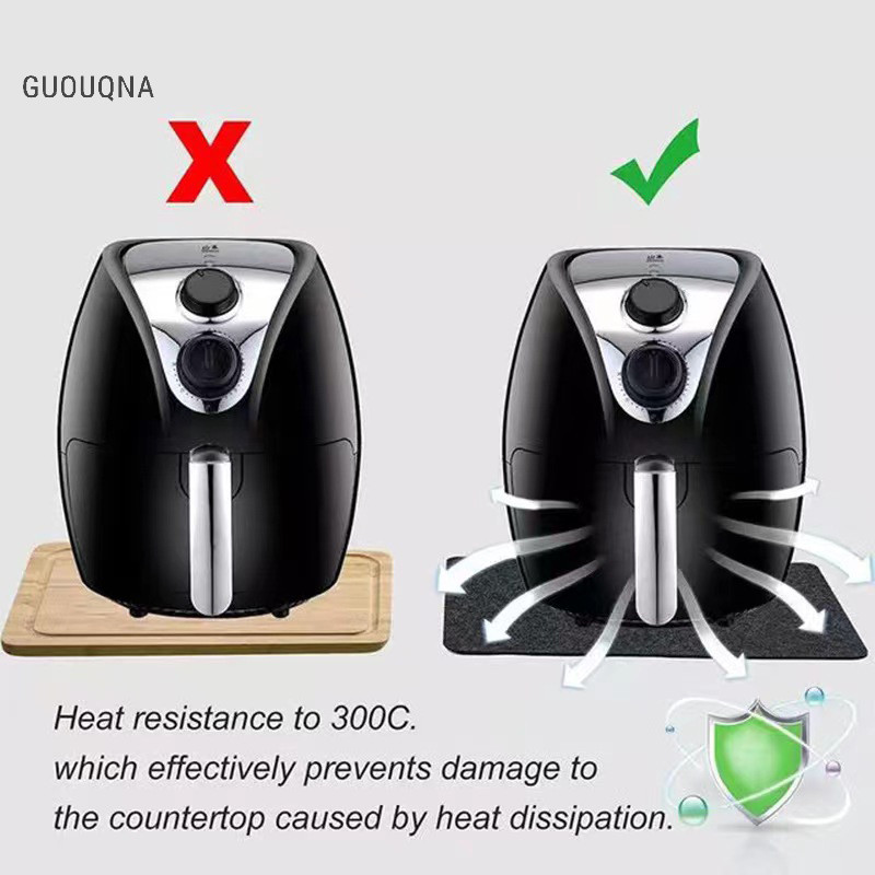 Guouqna Máy Chiên Không Khí Máy Pha Cà Phê Tấm Chịu Nhiệt Mặt Bàn Bảo Vệ Thiết Bị Chống Trơn Trượt Thảm Di Chuyển Phụ Kiện Nhà Bếp GUOUqna