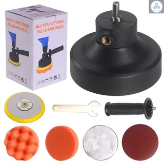 Đầu đánh bóng ô tô đa dạng, đầu chuyển đổi máy đánh bóng DA với miếng xốp / len, Bộ đánh bóng ô tô để tẩy lông, đánh bóng MOTO-4.22