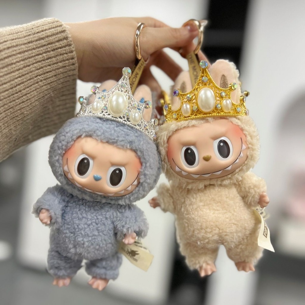 Glory Crown 17cmlabubu, Phụ kiện búp bê Cotton 15cm Mũ đội đầu Retro (Giao hàng có thể cố định gân t