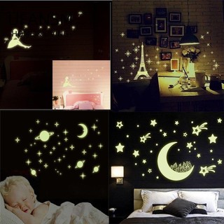 Ufansm dán tường huỳnh quang nghệ thuật bức tranh tường phòng ngủ trẻ em decal dạ quang