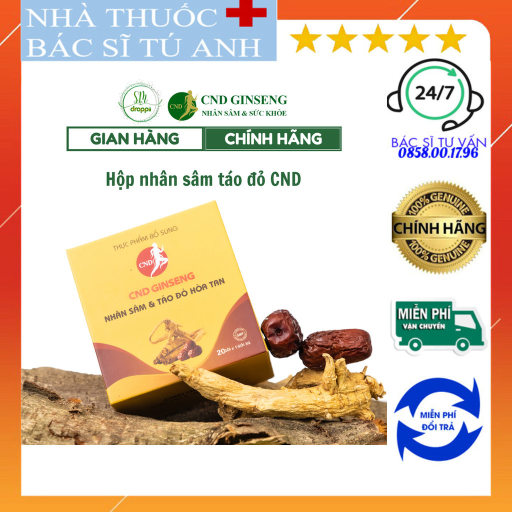 Nhân sâm táo đỏ hòa tan CND Ginseng