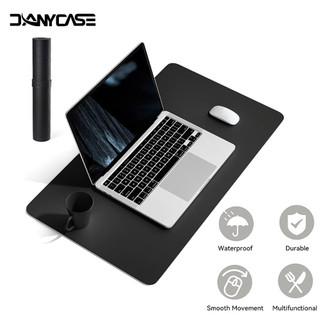 Bàn lót chuột da PU 2 mặt chống nước - Đế chống trượt - Văn phòng & Gia đình - Size lớn 80x40cm - Nhiều màu, bền đẹp
