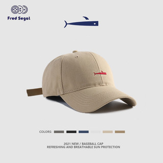 Unisex Korean style small fish patterned baseball cap
