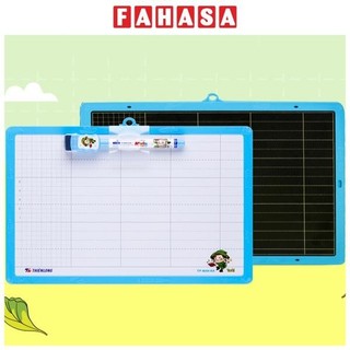 Bảng học sinh 2 mặt - nhân vật akooland tahi + 1 bút lông bảng - thiên long tp-b09/ak
