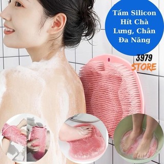 Tấm Silicon Hít Chà Lưng, Chân Massage Đa Năng