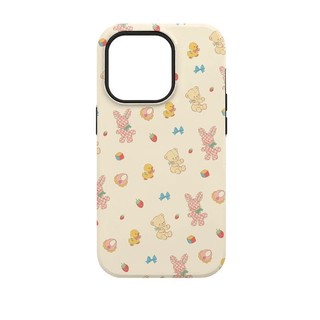 Ốp Điện Thoại Gấu Thỏ 2 Lớp Tương Thích iPhone11 12 13 14 15 12Promax 13Promax 14plus 14Promax X XS XR NQPO