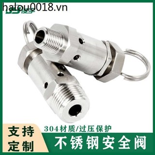 Van an toàn bằng thép không gỉ 304 Van giảm áp Bình lưu trữ Loại lò xo Máy nén khí Nồi áp suất hơi nước Van xả nhiệt độ cao