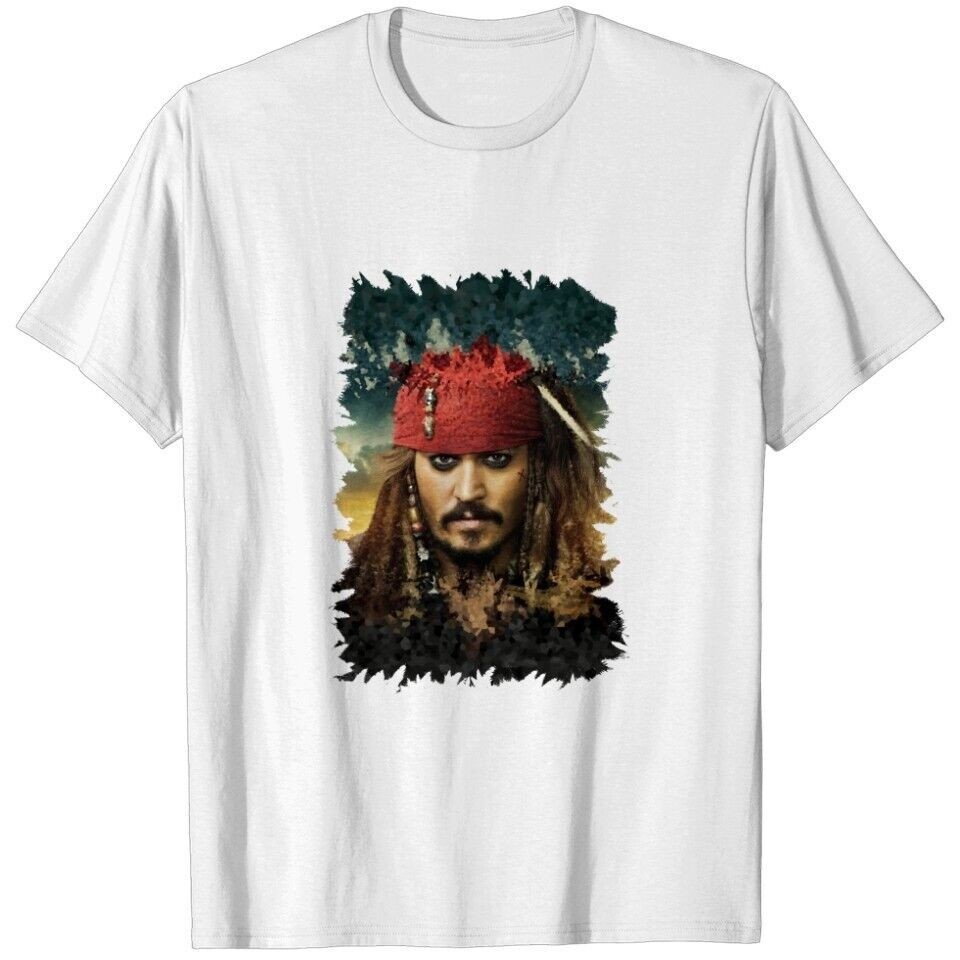 Captain Jack Sparrow - Áo thun Cướp biển vùng Caribe dành cho nam giới
