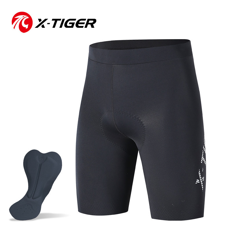 X-tiger Quần Short Đi Xe Đạp Thoải Mái Thoáng Khí Đen Bummer Đi Xe Đạp Quần Short Nylon Nhanh Khô Xe Đạp Quần Thể Thao