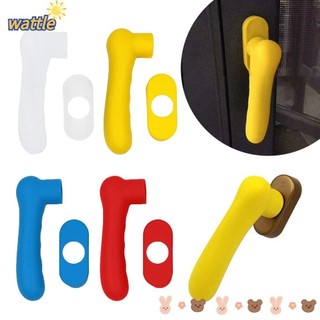 Vỏ Tay Nắm Cửa WATTLE, Vỏ Núm Cửa Silicon Chống Tĩnh Điện, Di Động Chống Trơn Trượt Chống Va Chạm Im Lặng Trẻ Em An Toàn Giữ Cửa Bảo Vệ Nhà
