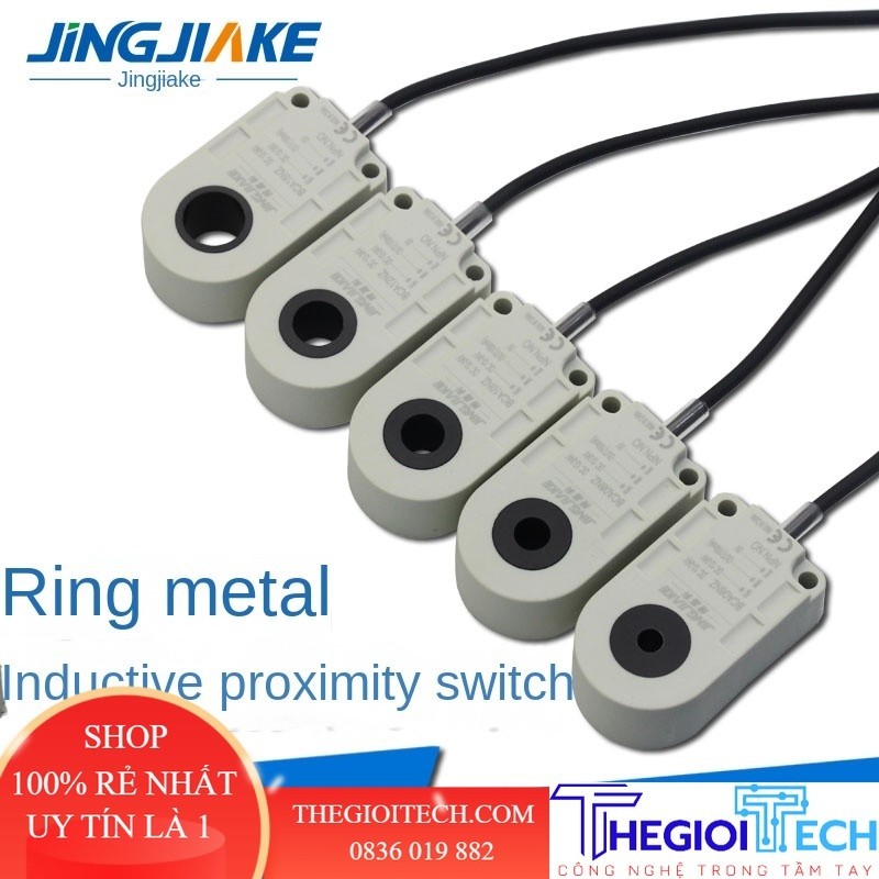 Công Tắc Tiệm Cận Vòng Jingjiake, Phát Hiện Lò Xo, Dây Thép Hàn, Giám Sát Đứt Dây, Cảm Biến Cảm Biến Kim Loại - BHA10NZ 10Mm NPN