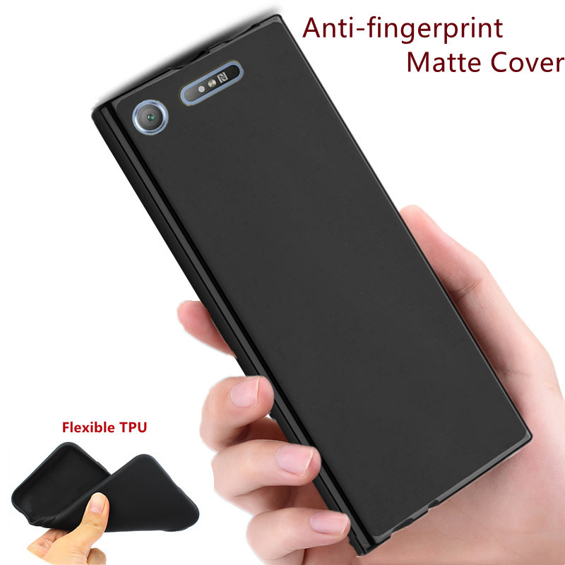 Dành Cho Sony Xperia XZ1 G8341 G8342 F8341 F8342 G8343 SOV36 SO-01K TPU Linh Hoạt Chủ Nghĩa Tối Giản