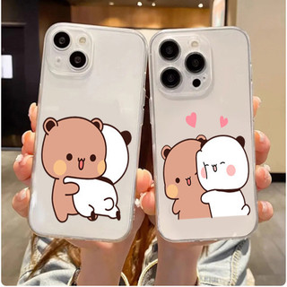 Ốp Lưng Cho Iphone 15 14 13 12 11 Pro Max Cặp Đôi Hoạt Hình Dễ Thương Gấu Ôm Ốp Lưng Xs 6 7 8 Plus Ip11 Ip15 Ip14 Pro Max 11