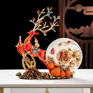 Hươu Hàng Thủ Công Nhà Phòng Khách Hành Lang Tủ Trang Trí Nội Thất Quà Tặng Tân Gia