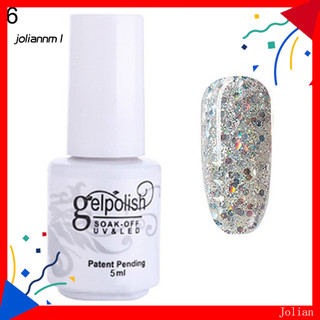 [Jm] 5ml Long Lanh Nail Art Gel Ba Lan Bán Vĩnh Viễn Làm Móng Tay Sơn Mài Sơn Mài
