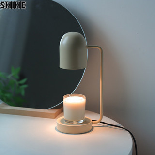 SHIHE Đèn hương liệu sáp nóng chảy đèn phòng ngủ đầu giường bầu không khí đèn có thể điều chỉnh độ sáng đèn bàn