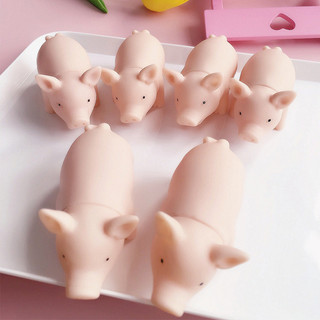 Đồ chơi lợn Đồ chơi cao su Ngộ nghĩnh Nhai Thú cưng lợn Mini dễ thương