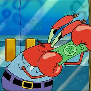 Bán chạy mới nguyên bản Mr. Cua 's Little Money Pinch Ins SpongeBob Gets Rich Money Pinch Đồ Chơi Mặt Dây Chuyền Giải Nén