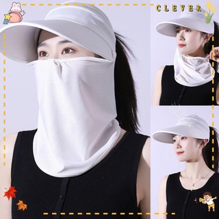 Clever Nữ Cổ Mũ Nữ Dành Cho Nữ Chống Tia UV Nữ Thường Ngày Có Thể Gập Lại Rộng Vành