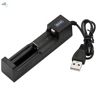 Vui vẻ| bộ sạc pin usb thông minh có thể sạc lại 1865o 2665o 3.7v có đèn báo led