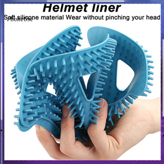 Pu Thoáng Khí Mũ Bảo Hiểm Miếng Lót Mũ Bảo Hiểm Lót Miếng Lót Thoáng Khí Silicon Chống Trơn Trượt Đi Xe Đạp Miếng Lót Chèn Đa Năng Xe Máy Xe Đạp Đệm Lót Thảm Ngoài Trời Cho Sự Thoải Mái