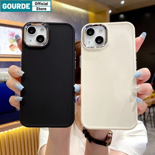 Gourde Ốp Lưng Đơn Giản Silicon Mềm Couple Sang Chảnh Chống Sốc Chống Bẩn Cho iPhone 15 14 12 13 11 Pro Max IP 7 8 Plus Iphon X XS XR XsMax