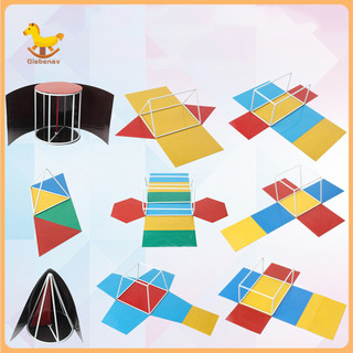 Babytoy ic Có thể triển khai Hình học Khối rắn Lăng kính 3D Planar So sánh Đồ chơi toán học